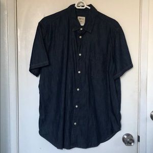 GAP denim button down shirt